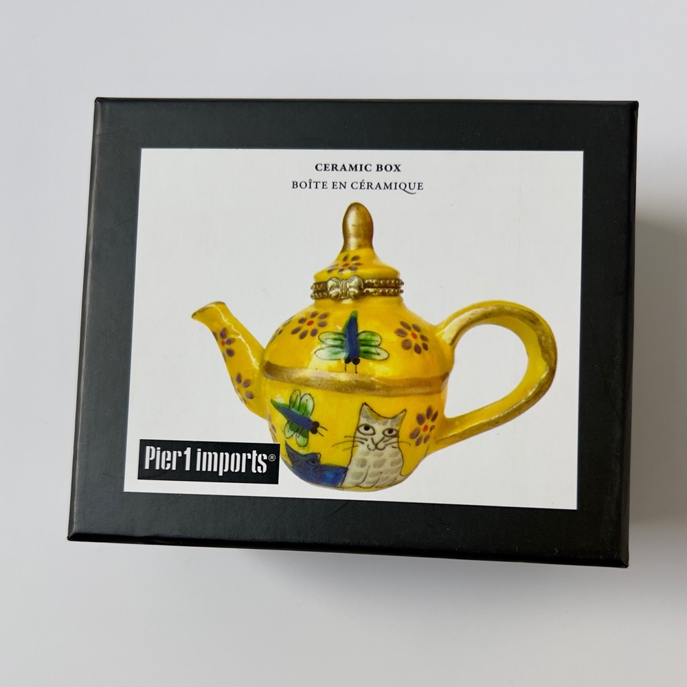 Pier 1 Yellow Ceramic collectible